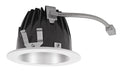 6x22 Round 3000K LED Wallwash Matte Silver Cone C21951