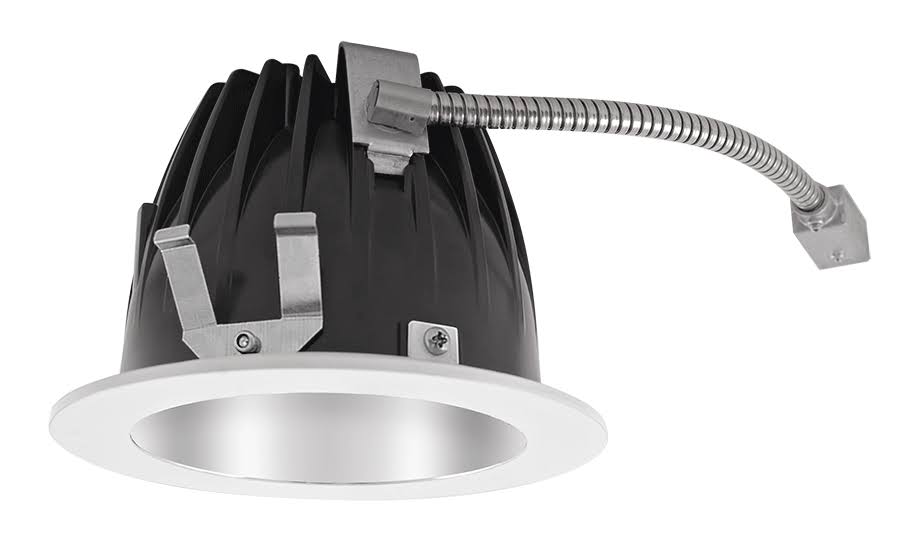 6x22 Round 3000K LED Wallwash Matte Silver Cone C21951