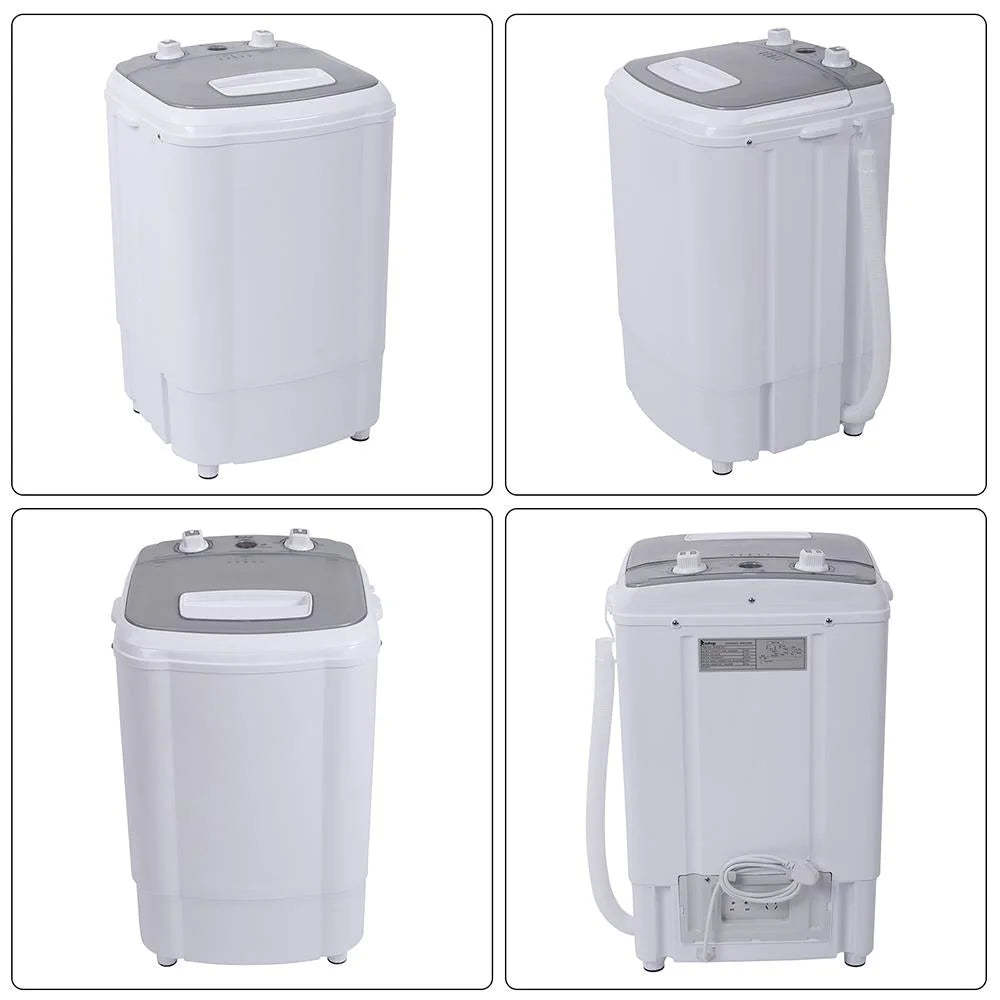 10lbs Portable Mini Washing Machine with Drain Pump L405369