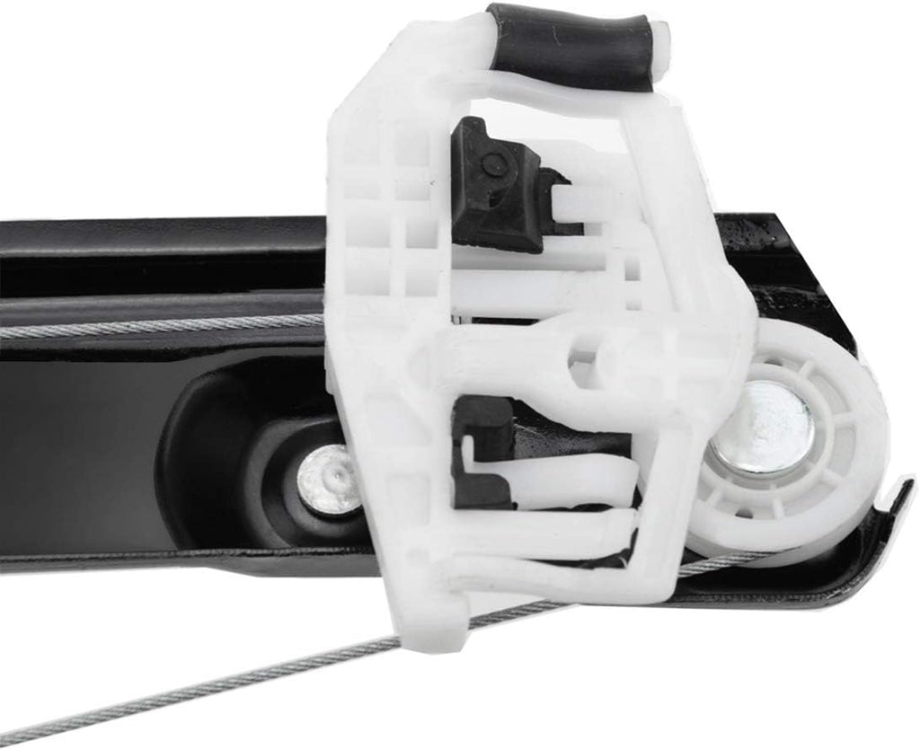 Electric Power Window Regulator Without Motor Rear Left and Right 2-PC Set Pack of 2 Q1699