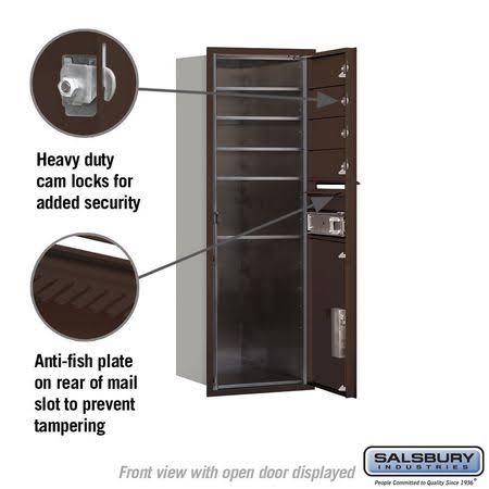 4C Horizontal Mailbox, Bronze Z949