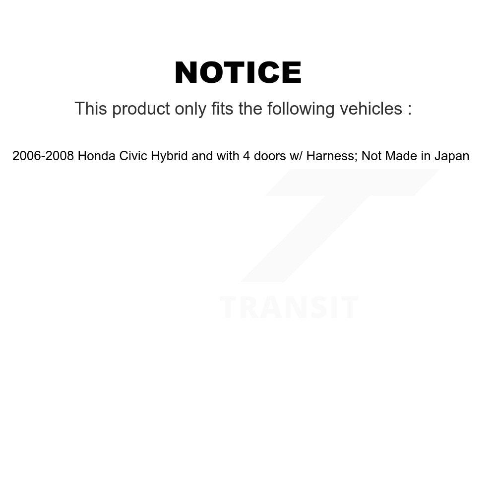 Rear Wheel Hub Bearing And ABS Sensor Kit V738003