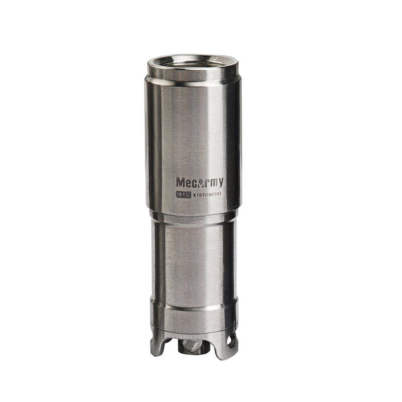 Mini Rechargeable Titanium Keychain Flashlight A8358