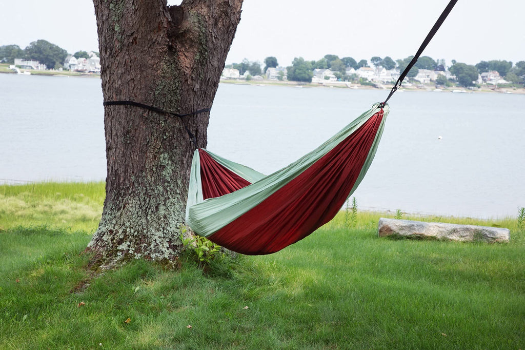 Double Camping Hammock with Storage Bag D4405