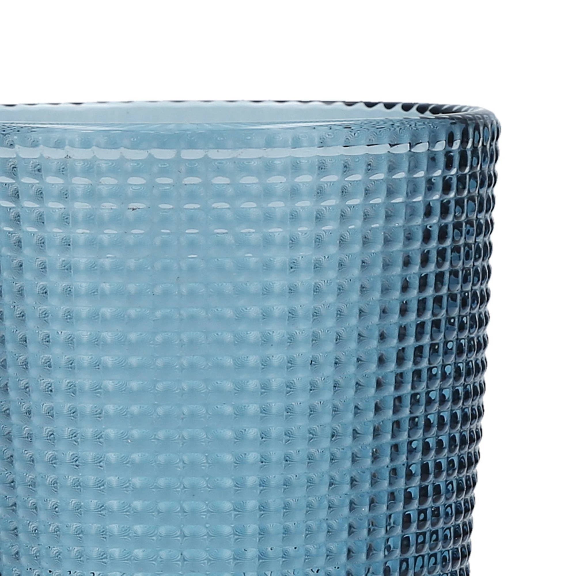 Azure Double Old Fashioned Glasses, Set of 6 H307