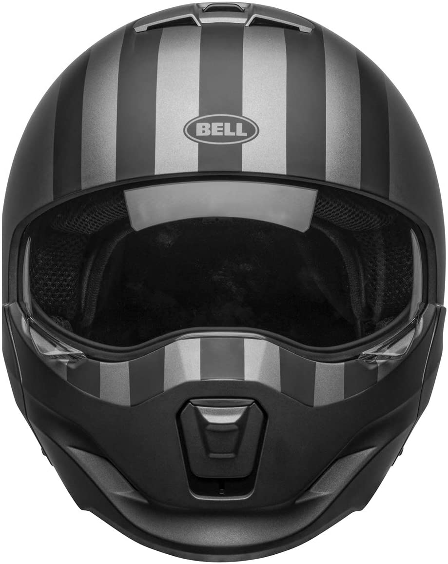 2 in 1 Motorcycle Helmet Matte Black with Gray XX-Large Q256960