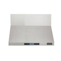 36x22 Wall Mount Range Hood with 900 CFM Stainless Steel Baffle Filters and LED Lighting B746