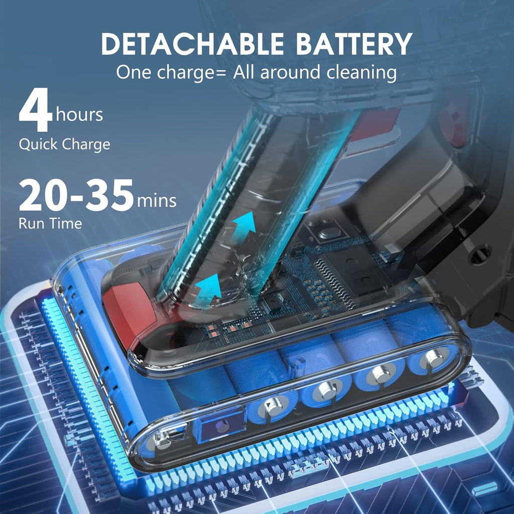 Cordless Stick Vacuum Cleaner with LED Display T547553