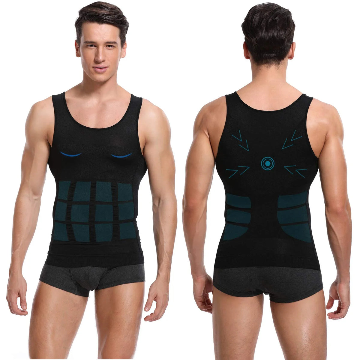 Mens Compression Undershirt Vest M763722
