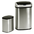 Set of 2 Motion Sensor Trash Cans M72392