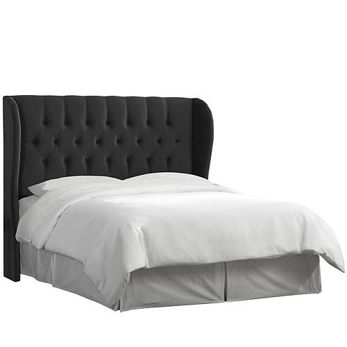 Brown Tufted Wingback Headboard California King F209550