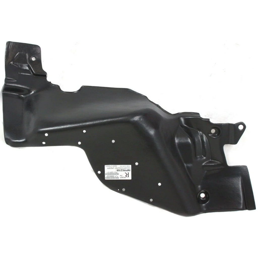Passenger Side Engine Splash Shield For Subaru 2008-2011 Impreza X850143
