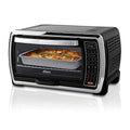 Black/Polished Stainless Digital Convection Toaster Oven J15378