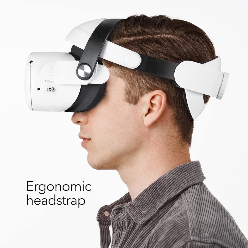 VR Headset Carrying Case, Head Strap, and Face Cover Bundle Pack of 2 L3489