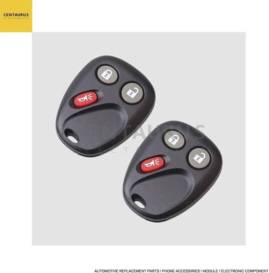 2Pcs Car Key Fob Remote 3 Button V1104